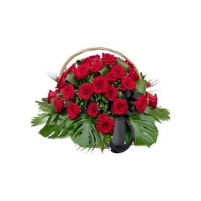 Корзины из искусственных цветов